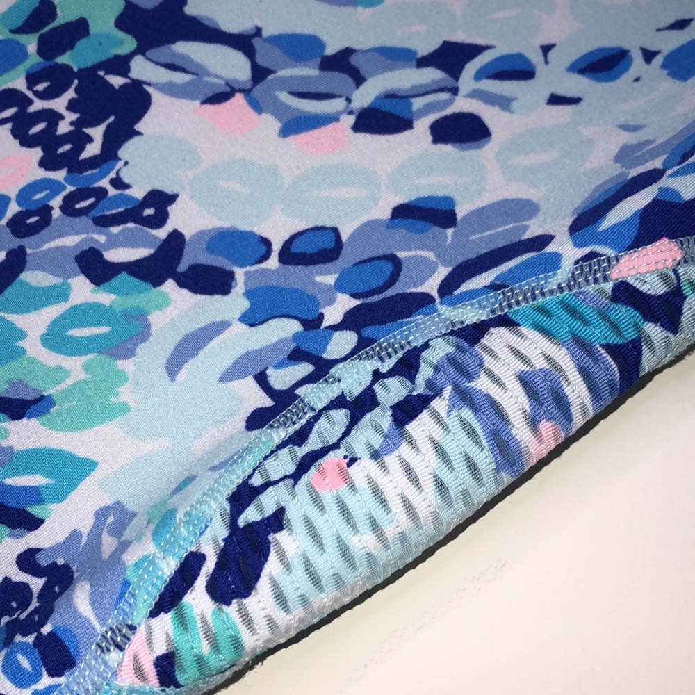 Lilly Pulitzer Blue Multi Coral Reef Print Leggings - Picture 5 of 11